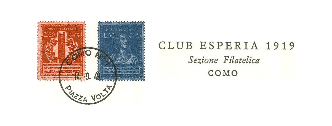 Circolo filatelico Club Esperia 1919 - Como